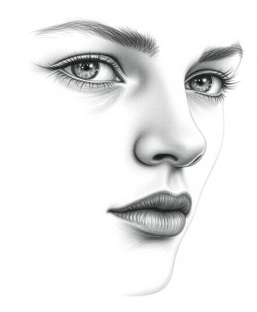 Pencil portrait